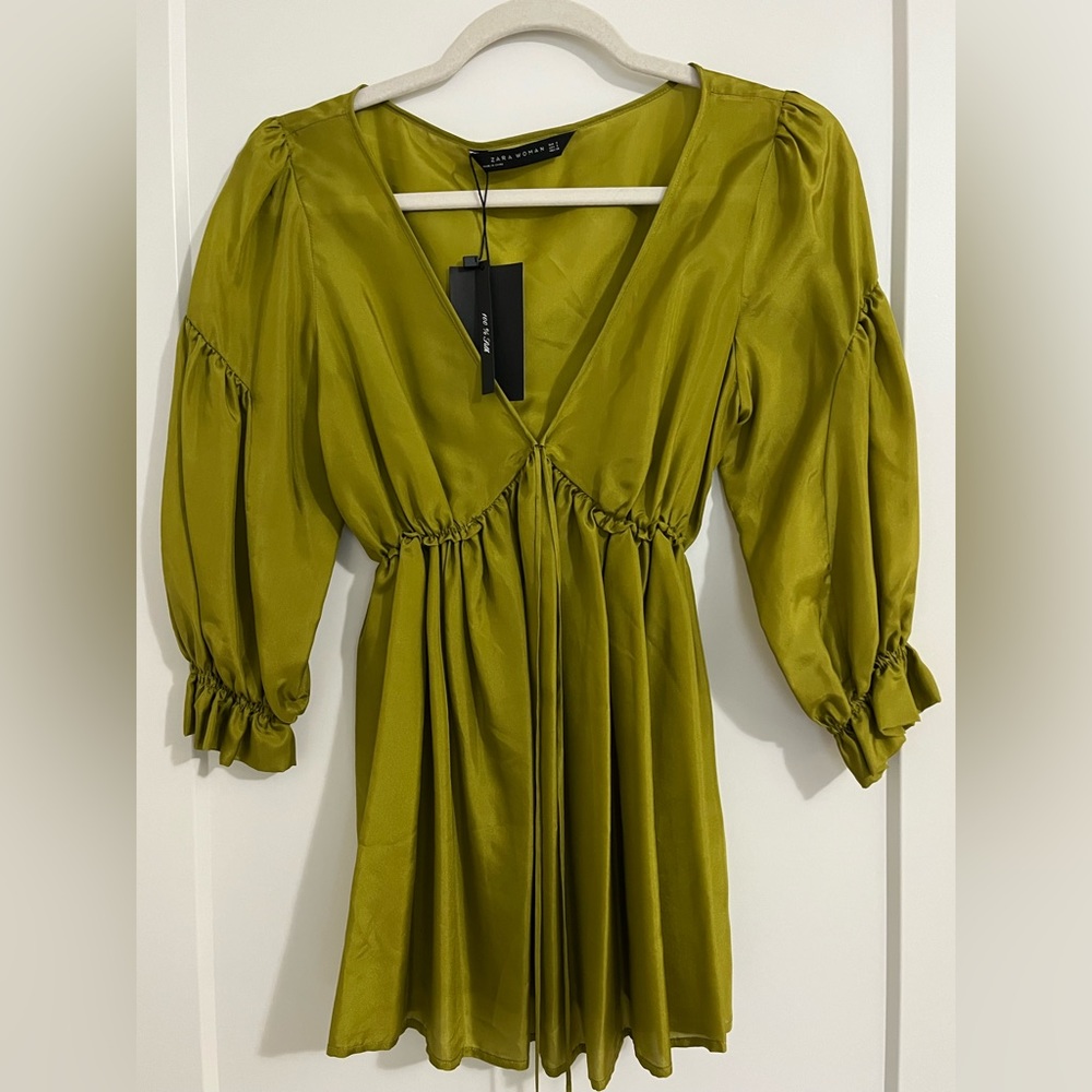Zara silk blouse